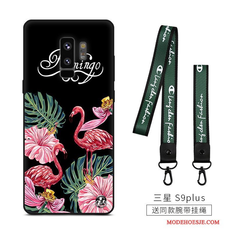 Hoesje Samsung Galaxy S9+ Siliconen Anti-fall Vogel, Hoes Samsung Galaxy S9+ Zacht Trendtelefoon