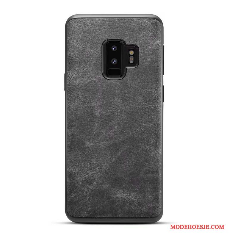 Hoesje Samsung Galaxy S9+ Siliconen Khaki Anti-fall, Hoes Samsung Galaxy S9+ Zakken Telefoon Bedrijf