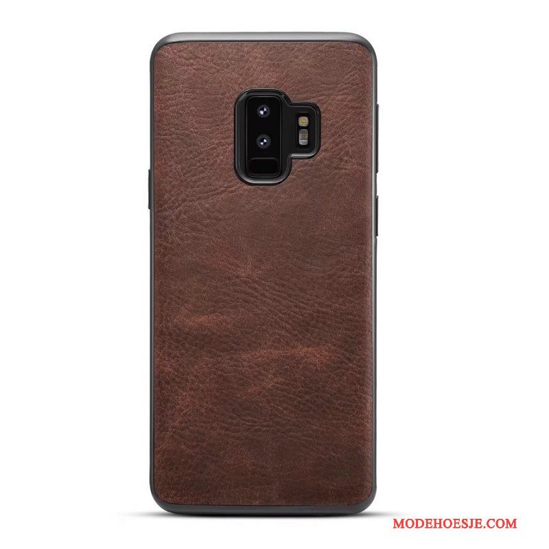 Hoesje Samsung Galaxy S9+ Siliconen Khaki Anti-fall, Hoes Samsung Galaxy S9+ Zakken Telefoon Bedrijf