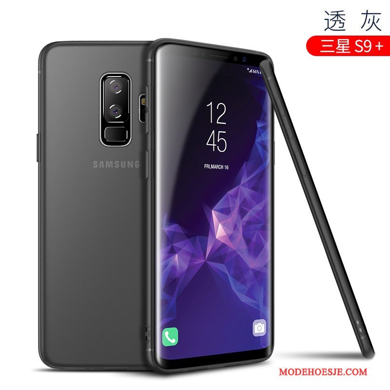 Hoesje Samsung Galaxy S9+ Zacht Anti-fall Schrobben, Hoes Samsung Galaxy S9+ Siliconen Duntelefoon