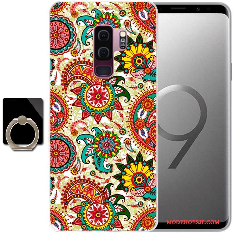 Hoesje Samsung Galaxy S9 Zacht Anti-falltelefoon, Hoes Samsung Galaxy S9 Siliconen Persoonlijk Zwart