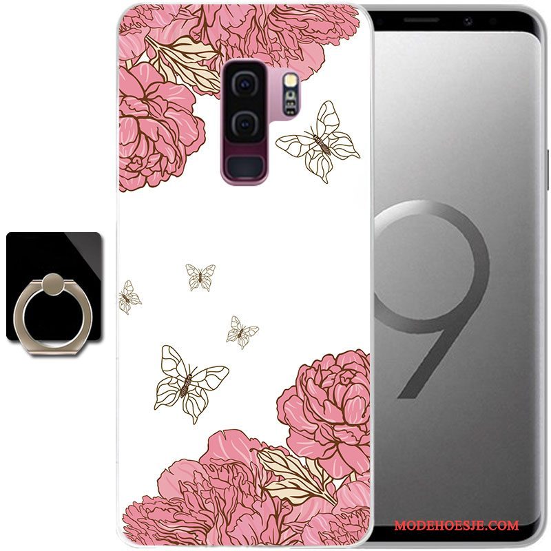 Hoesje Samsung Galaxy S9 Zacht Anti-falltelefoon, Hoes Samsung Galaxy S9 Siliconen Persoonlijk Zwart