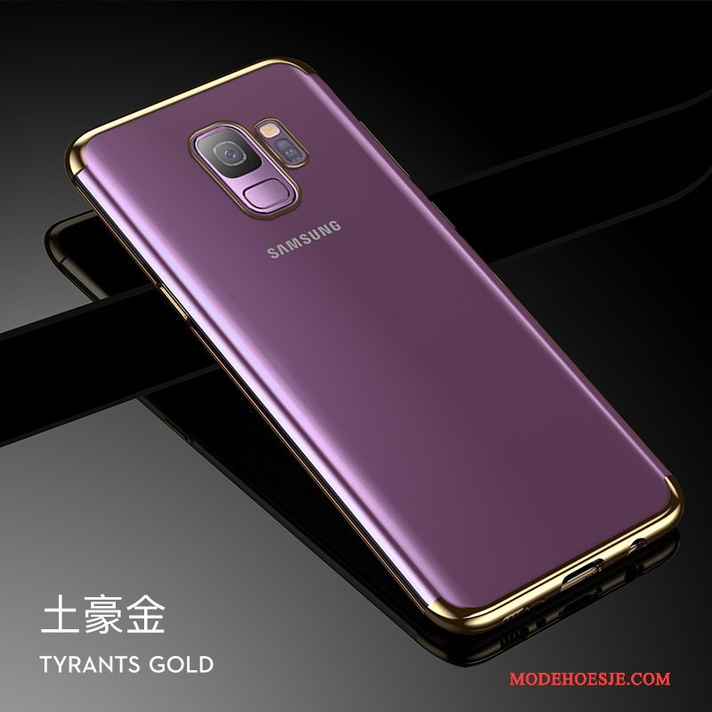 Hoesje Samsung Galaxy S9 Zacht Doorzichtig Mini, Hoes Samsung Galaxy S9 Siliconen Zwarttelefoon