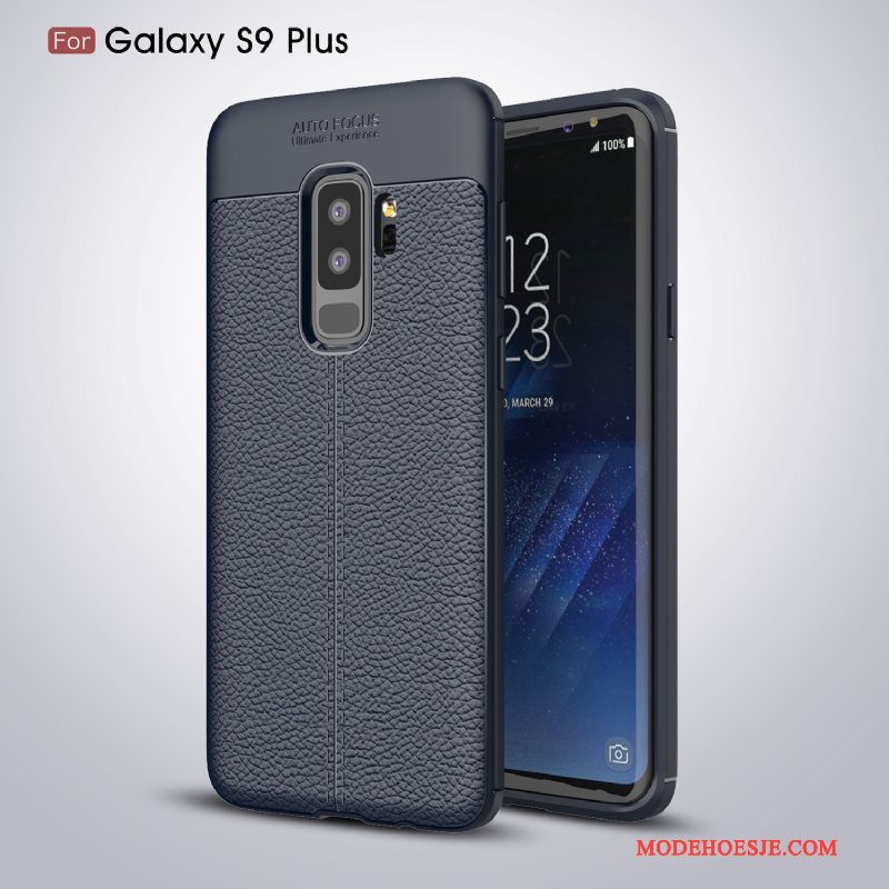 Hoesje Samsung Galaxy S9+ Zacht Grijs Eenvoudige, Hoes Samsung Galaxy S9+ Mode Telefoon Bedrijf