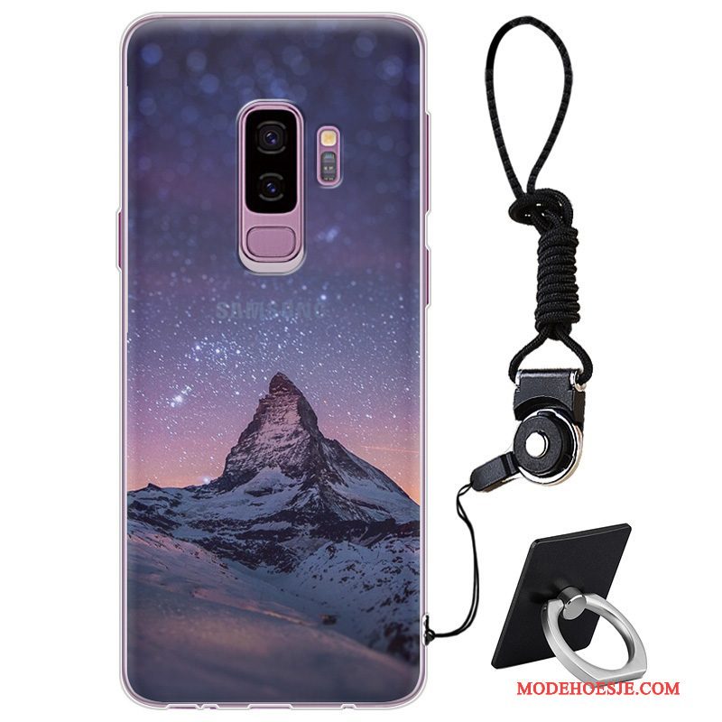 Hoesje Samsung Galaxy S9+ Zacht Persoonlijk Eenvoudige, Hoes Samsung Galaxy S9+ Bescherming Telefoon Trendy Merk