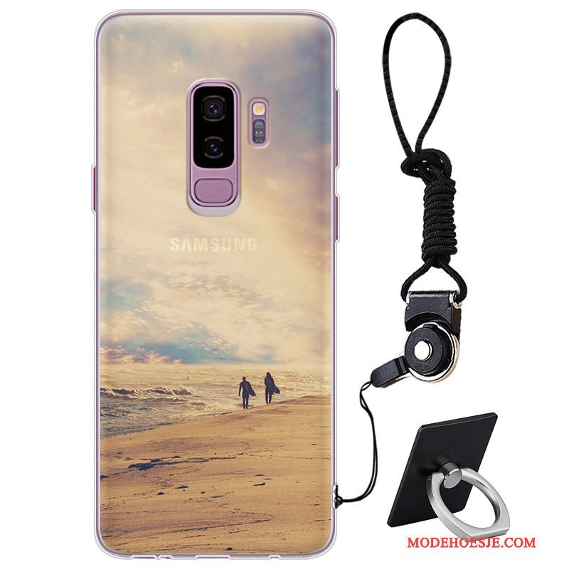 Hoesje Samsung Galaxy S9+ Zacht Persoonlijk Eenvoudige, Hoes Samsung Galaxy S9+ Bescherming Telefoon Trendy Merk