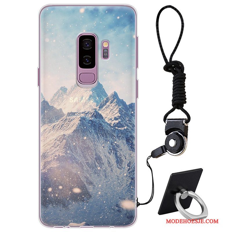 Hoesje Samsung Galaxy S9+ Zacht Persoonlijk Eenvoudige, Hoes Samsung Galaxy S9+ Bescherming Telefoon Trendy Merk