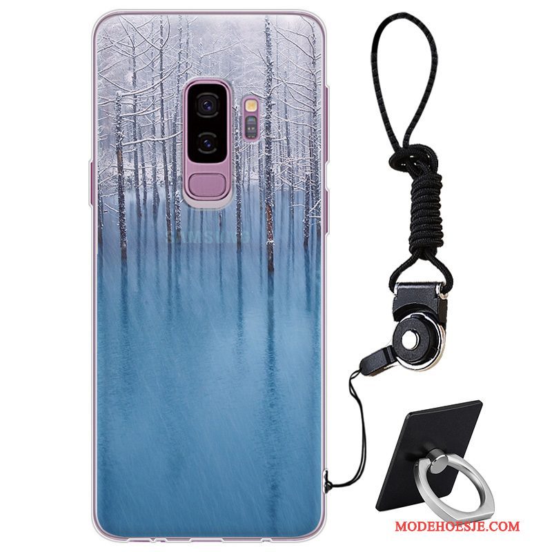 Hoesje Samsung Galaxy S9+ Zacht Persoonlijk Eenvoudige, Hoes Samsung Galaxy S9+ Bescherming Telefoon Trendy Merk