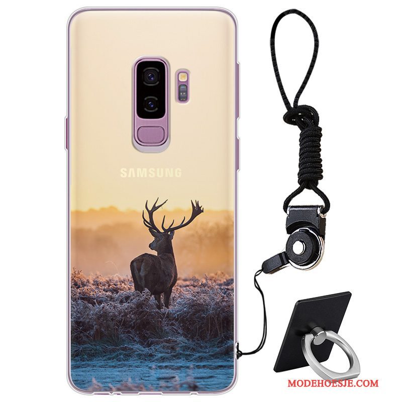 Hoesje Samsung Galaxy S9+ Zacht Persoonlijk Eenvoudige, Hoes Samsung Galaxy S9+ Bescherming Telefoon Trendy Merk