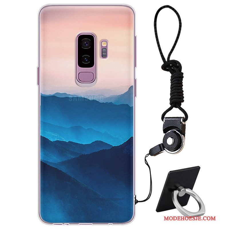 Hoesje Samsung Galaxy S9+ Zacht Persoonlijk Eenvoudige, Hoes Samsung Galaxy S9+ Bescherming Telefoon Trendy Merk