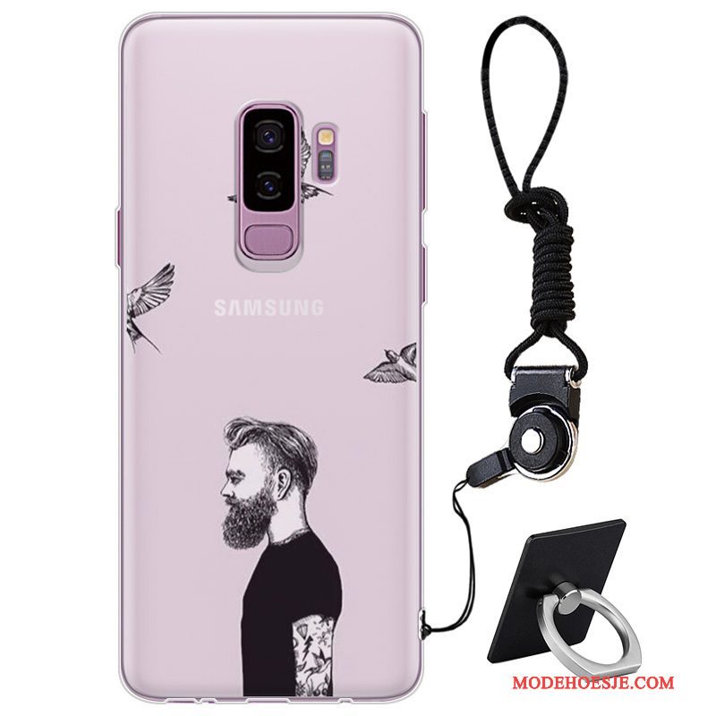 Hoesje Samsung Galaxy S9+ Zacht Persoonlijk Eenvoudige, Hoes Samsung Galaxy S9+ Bescherming Telefoon Trendy Merk