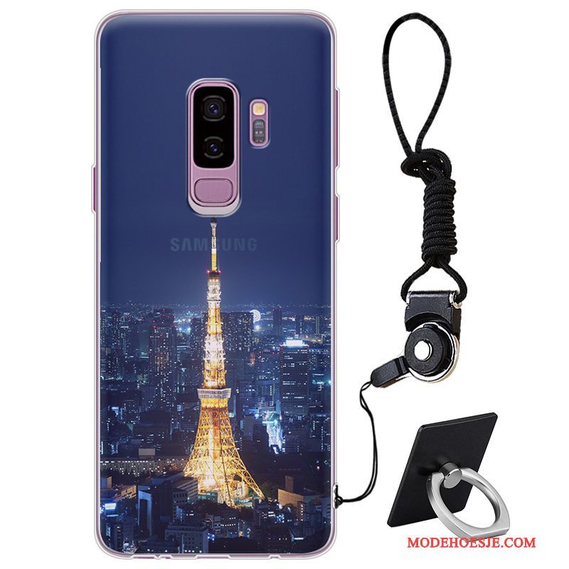 Hoesje Samsung Galaxy S9+ Zacht Persoonlijk Eenvoudige, Hoes Samsung Galaxy S9+ Bescherming Telefoon Trendy Merk