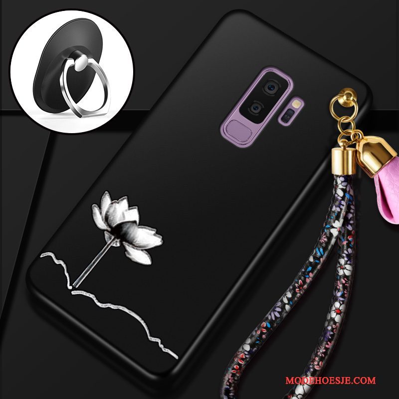 Hoesje Samsung Galaxy S9+ Zakken Anti-fall Rood, Hoes Samsung Galaxy S9+ Zacht Telefoon Schrobben