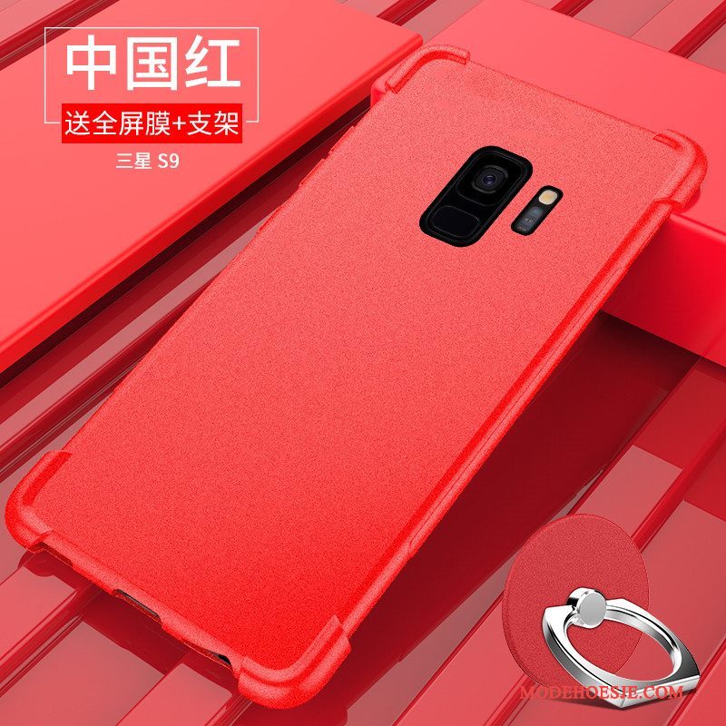 Hoesje Samsung Galaxy S9 Zakken Anti-falltelefoon, Hoes Samsung Galaxy S9 Bescherming Rood Gasbag