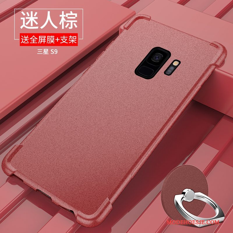 Hoesje Samsung Galaxy S9 Zakken Anti-falltelefoon, Hoes Samsung Galaxy S9 Bescherming Rood Gasbag