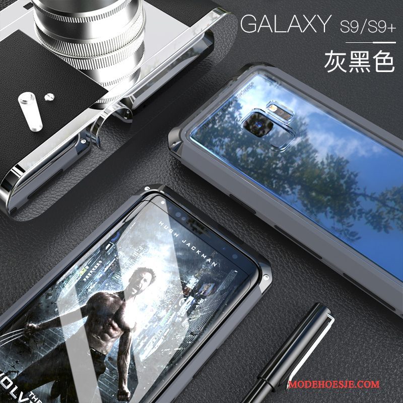 Hoesje Samsung Galaxy S9+ Zakken Anti-falltelefoon, Hoes Samsung Galaxy S9+ Scheppend Purper Persoonlijk