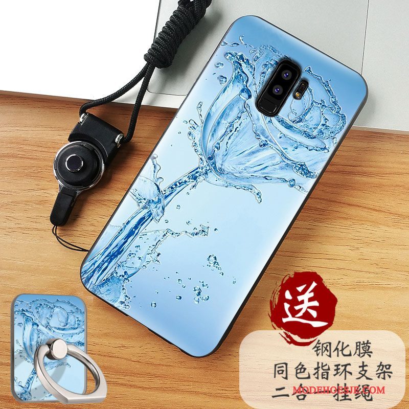 Hoesje Samsung Galaxy S9+ Zakken Anti-falltelefoon, Hoes Samsung Galaxy S9+ Zacht Wit Schrobben