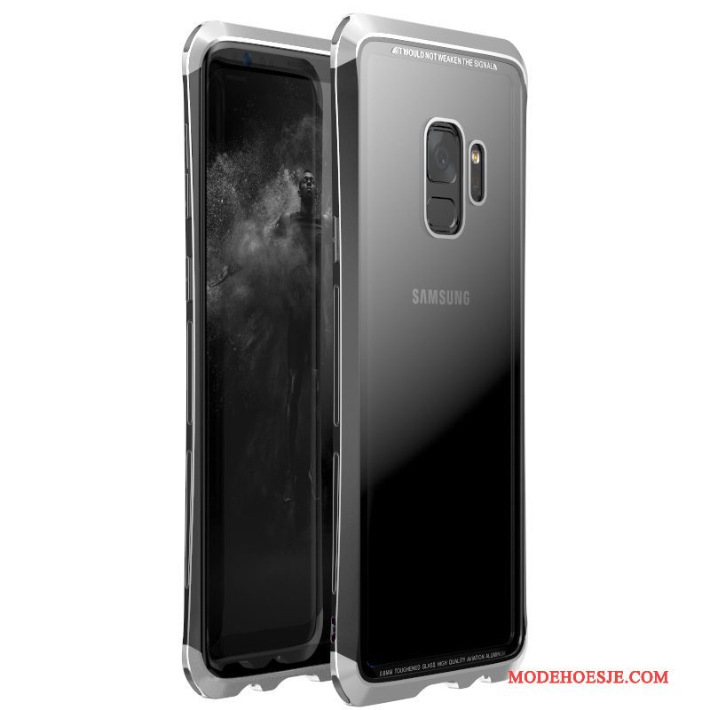 Hoesje Samsung Galaxy S9 Zakken Goudtelefoon, Hoes Samsung Galaxy S9 Bescherming Glas Anti-fall