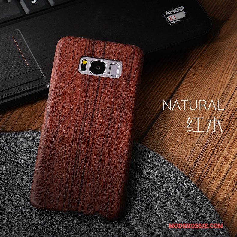 Hoesje Samsung Galaxy S9+ Zakken Houttelefoon, Hoes Samsung Galaxy S9+ Hout