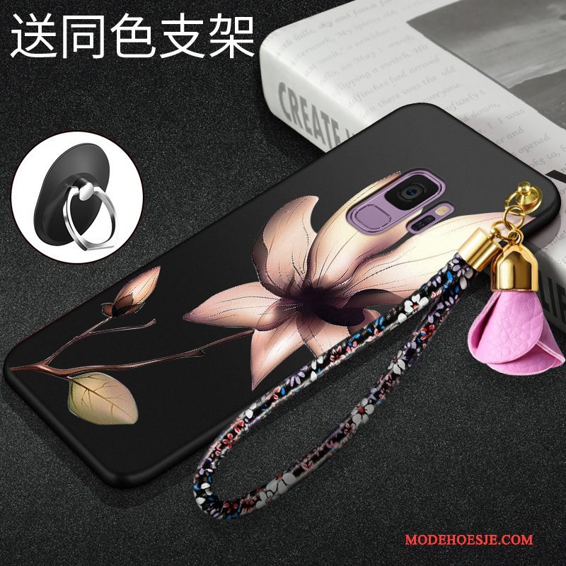 Hoesje Samsung Galaxy S9 Zakken Rood Anti-fall, Hoes Samsung Galaxy S9 Zacht Trendtelefoon