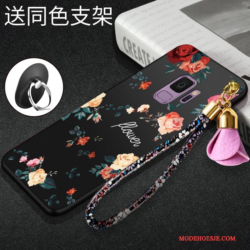 Hoesje Samsung Galaxy S9 Zakken Rood Anti-fall, Hoes Samsung Galaxy S9 Zacht Trendtelefoon