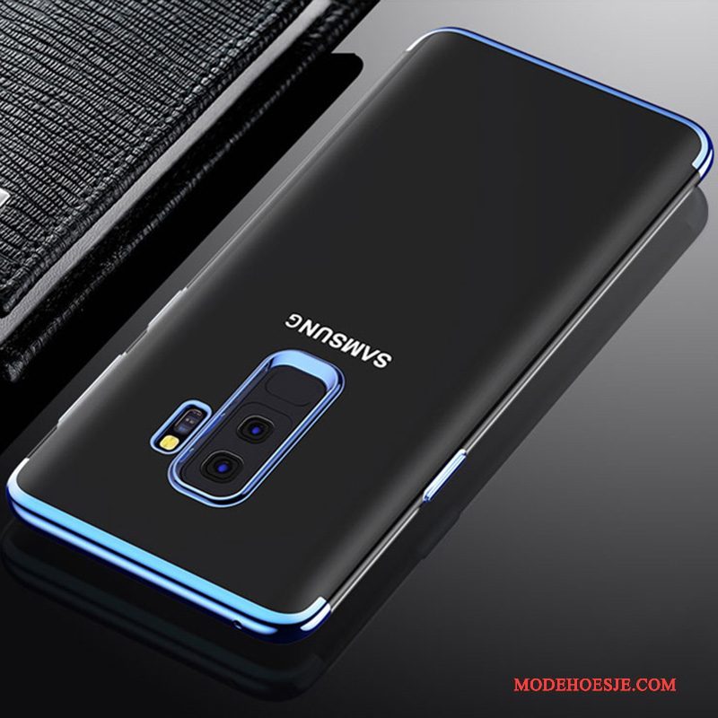 Hoesje Samsung Galaxy S9 Zakken Roodtelefoon, Hoes Samsung Galaxy S9 Siliconen Plating Trend