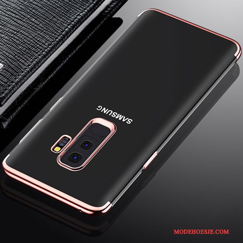 Hoesje Samsung Galaxy S9 Zakken Roodtelefoon, Hoes Samsung Galaxy S9 Siliconen Plating Trend