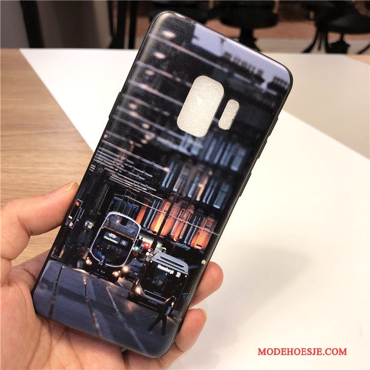 Hoesje Samsung Galaxy S9+ Zakken Schrobben Trend, Hoes Samsung Galaxy S9+ Bescherming Duntelefoon