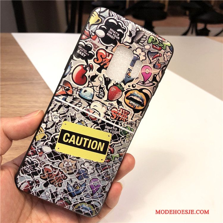 Hoesje Samsung Galaxy S9+ Zakken Schrobben Trend, Hoes Samsung Galaxy S9+ Bescherming Duntelefoon