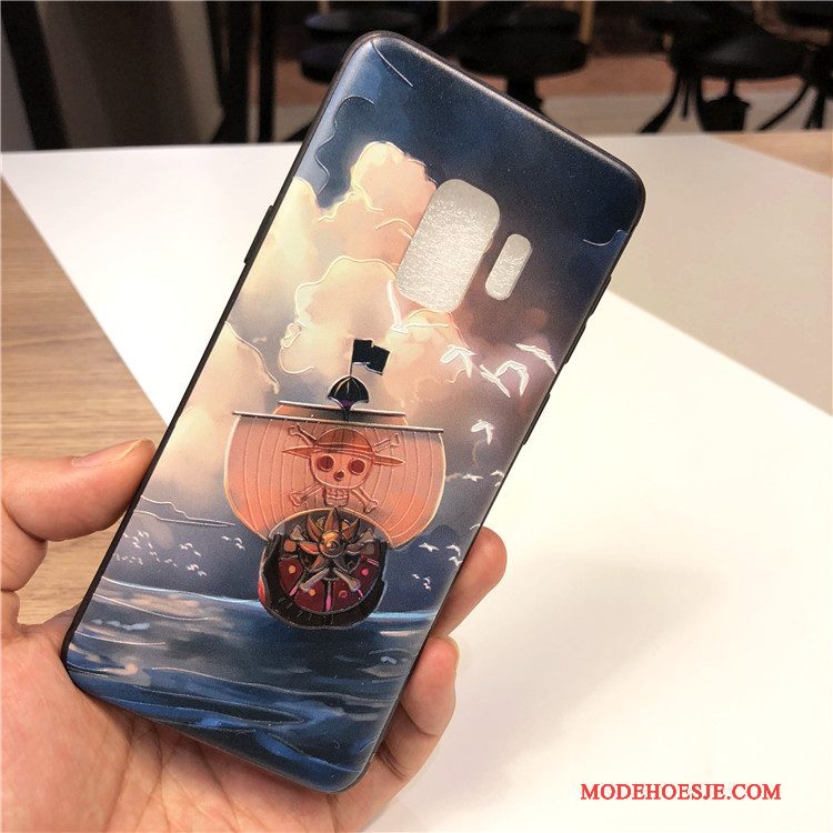 Hoesje Samsung Galaxy S9+ Zakken Schrobben Trend, Hoes Samsung Galaxy S9+ Bescherming Duntelefoon