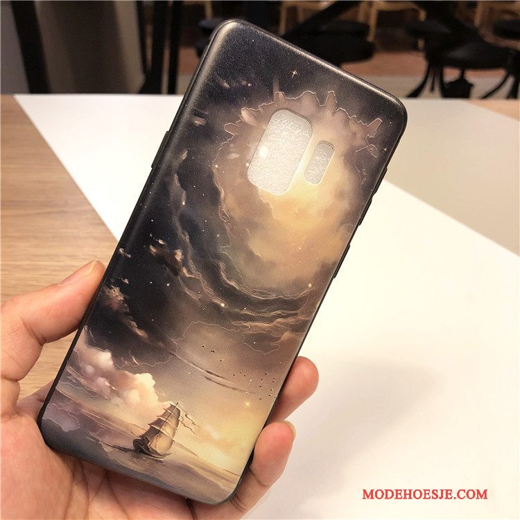 Hoesje Samsung Galaxy S9+ Zakken Schrobben Trend, Hoes Samsung Galaxy S9+ Bescherming Duntelefoon