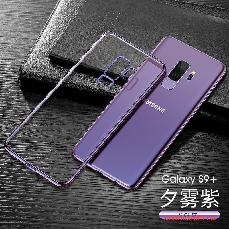 Hoesje Samsung Galaxy S9+ Zakken Telefoon Doorzichtig, Hoes Samsung Galaxy S9+ Zacht Anti-fall Dun