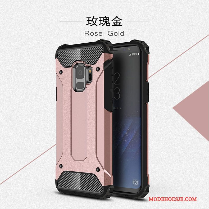 Hoesje Samsung Galaxy S9 Zakken Telefoon Zilver, Hoes Samsung Galaxy S9 Siliconen Hard Anti-fall