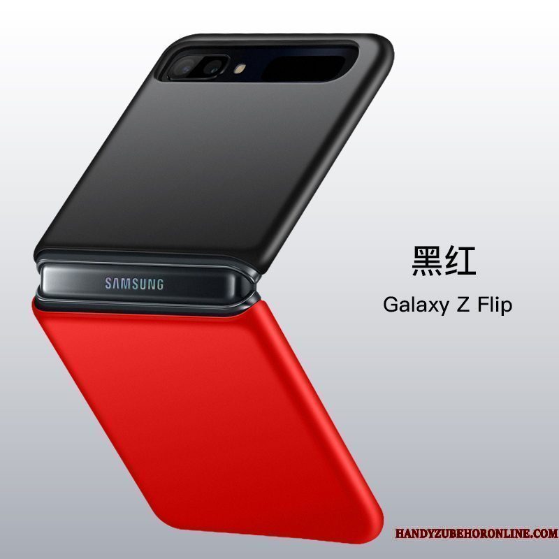 Hoesje Samsung Z Flip Siliconen Anti-fall Vouw, Hoes Samsung Z Flip Zakken Doorzichtigtelefoon