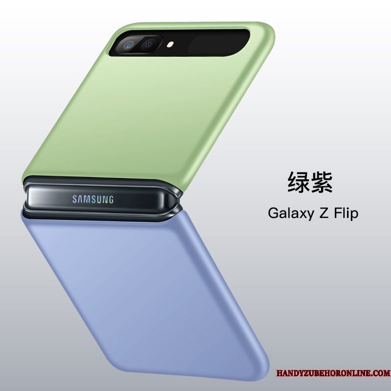Hoesje Samsung Z Flip Siliconen Anti-fall Vouw, Hoes Samsung Z Flip Zakken Doorzichtigtelefoon