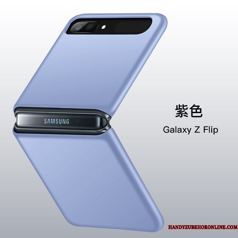 Hoesje Samsung Z Flip Siliconen Anti-fall Vouw, Hoes Samsung Z Flip Zakken Doorzichtigtelefoon