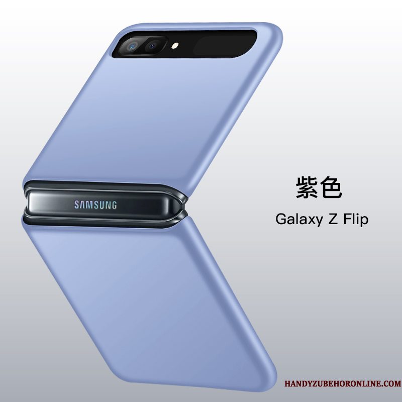 Hoesje Samsung Z Flip Zakken Anti-fall Vouw, Hoes Samsung Z Flip Groentelefoon