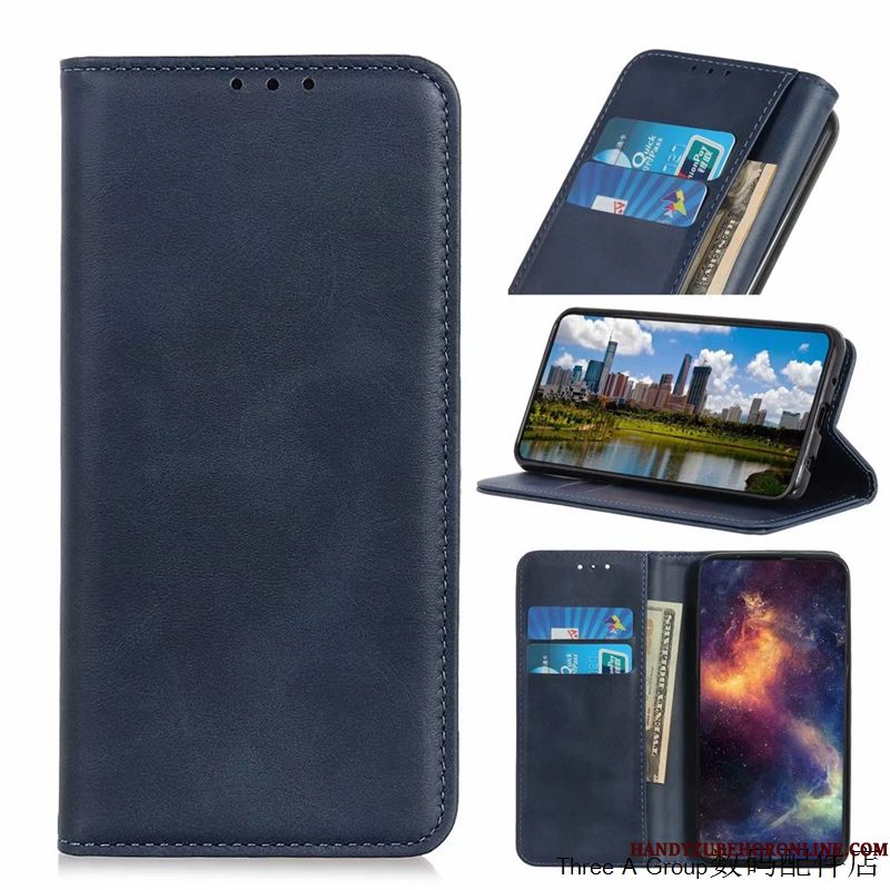 Hoesje Sony Xperia 1 Ii Bescherming Bedrijf Kaart, Hoes Sony Xperia 1 Ii Folio Telefoon Groen