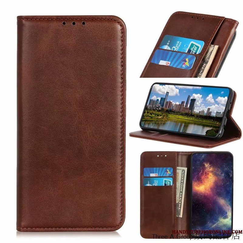 Hoesje Sony Xperia 1 Ii Bescherming Bedrijf Kaart, Hoes Sony Xperia 1 Ii Folio Telefoon Groen