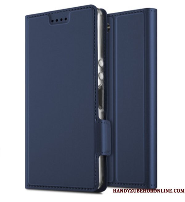 Hoesje Sony Xperia 1 Leer Roze Magnetisch, Hoes Sony Xperia 1 Folio Kaarttelefoon