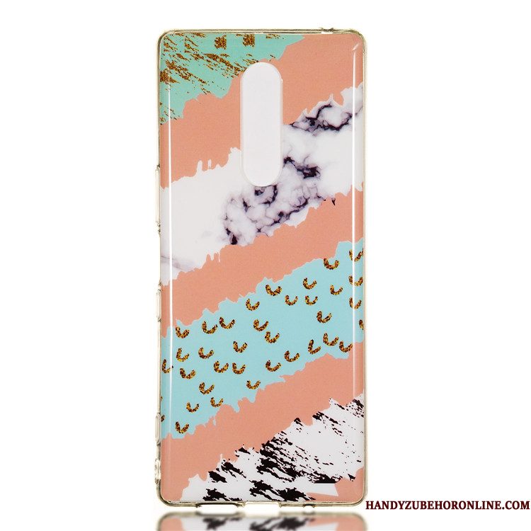 Hoesje Sony Xperia 1 Scheppend Eenvoudigetelefoon, Hoes Sony Xperia 1 Bescherming Grote Wit