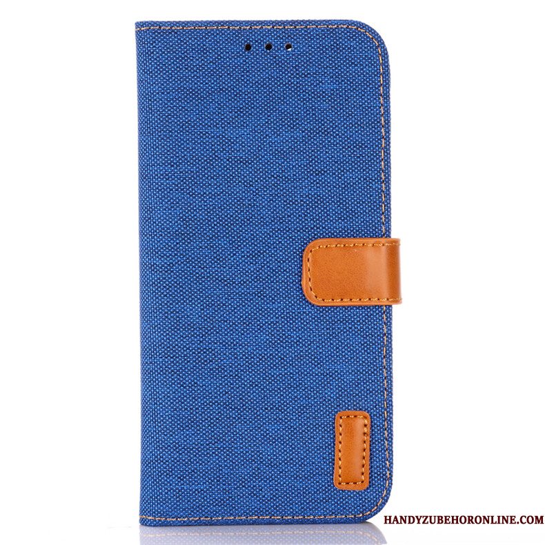 Hoesje Sony Xperia 10 Ii Portemonnee Telefoon Blauw, Hoes Sony Xperia 10 Ii Leer