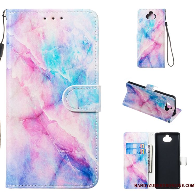 Hoesje Sony Xperia 10 Plus Leer Wittelefoon, Hoes Sony Xperia 10 Plus Folio