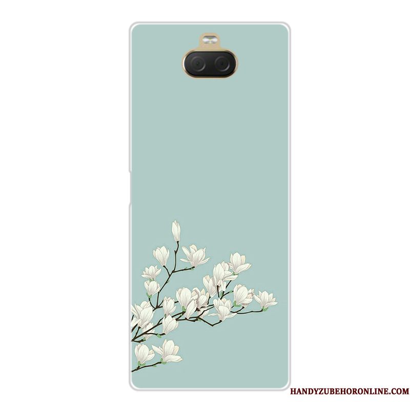 Hoesje Sony Xperia 10 Zakken Telefoon Anti-fall, Hoes Sony Xperia 10 Bescherming Roze Pas