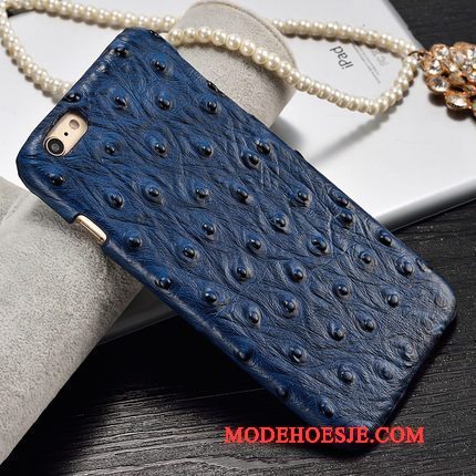 Hoesje Sony Xperia C4 Leer Persoonlijktelefoon, Hoes Sony Xperia C4 Bescherming Blauw Bedrijf