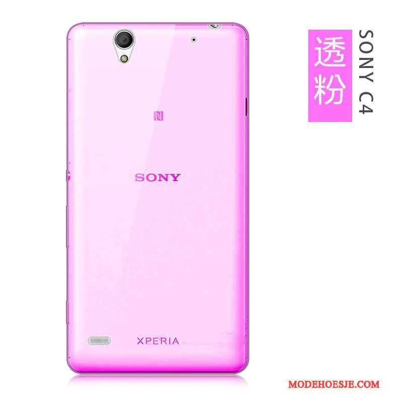 Hoesje Sony Xperia C4 Zacht Grote Dun, Hoes Sony Xperia C4 Siliconen Telefoon Doorzichtig