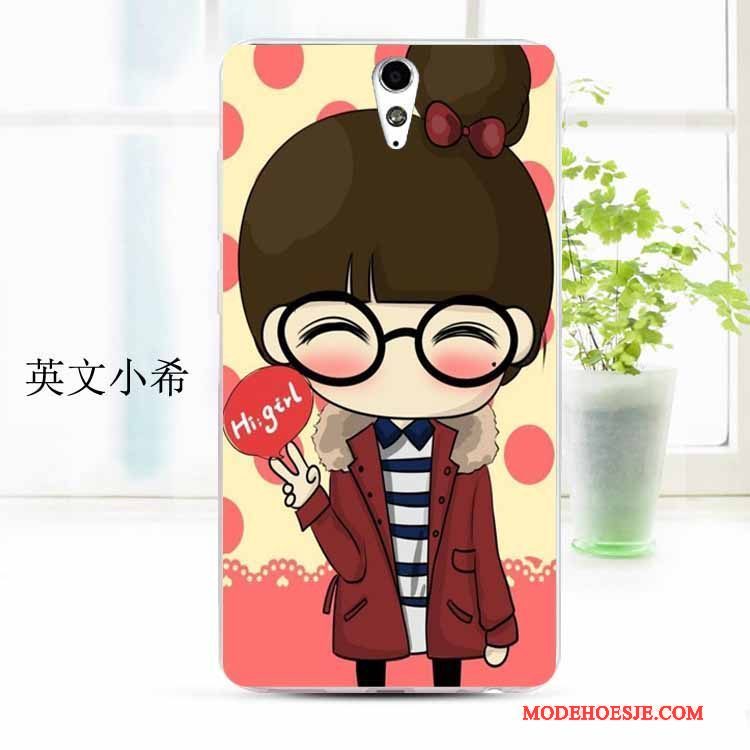 Hoesje Sony Xperia C5 Ultra Dual Zacht Telefoon Geel, Hoes Sony Xperia C5 Ultra Dual Bescherming