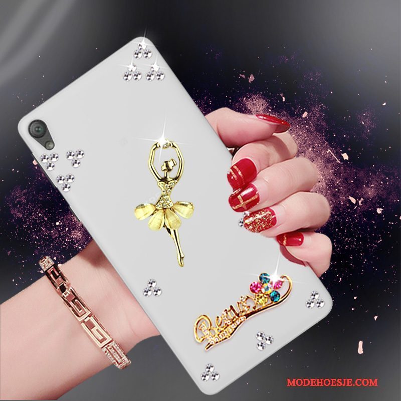 Hoesje Sony Xperia E5 Strass Telefoon Trend, Hoes Sony Xperia E5 Zacht Anti-fall