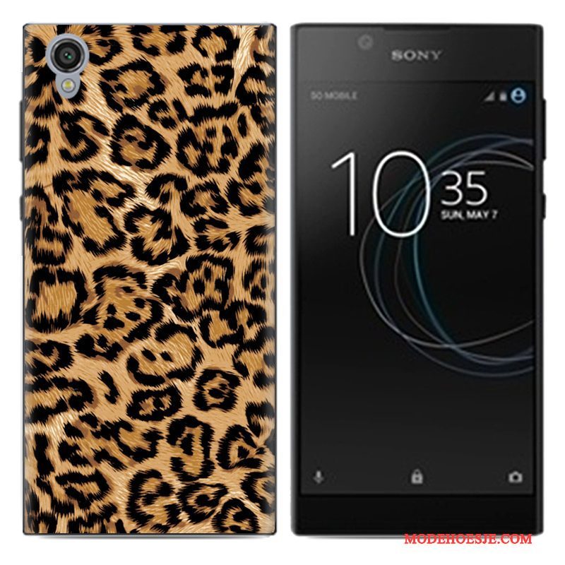 Hoesje Sony Xperia L1 Bescherming Putelefoon, Hoes Sony Xperia L1 Zacht Wit Trend