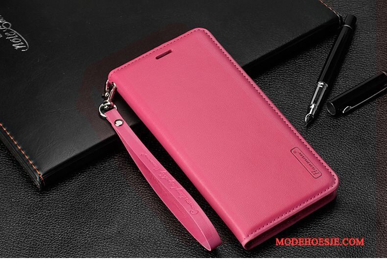 Hoesje Sony Xperia L2 Bescherming Telefoon Anti-fall, Hoes Sony Xperia L2 Leer Roze